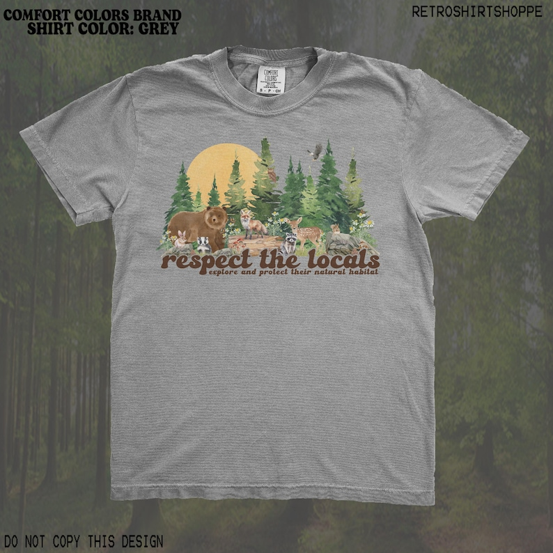Vintage Forest Animals Graphic Tee for Nature Lovers