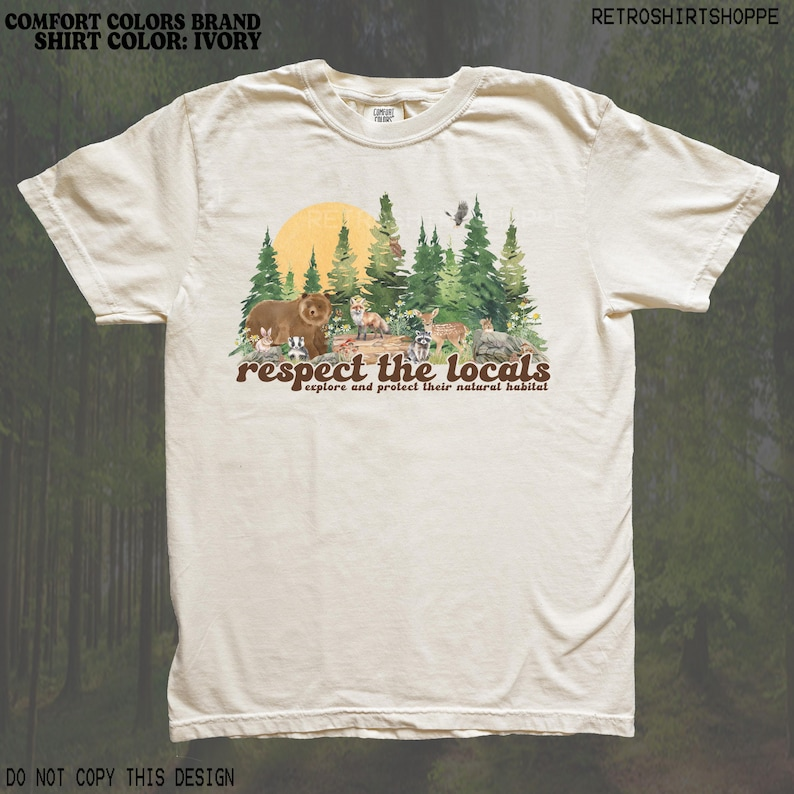 Vintage Forest Animals Graphic Tee for Nature Lovers
