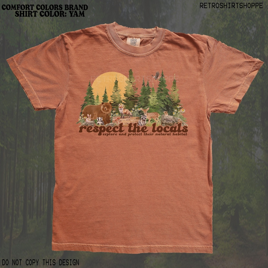Vintage Forest Animals Graphic Tee for Nature Lovers