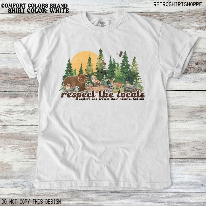 Vintage Forest Animals Graphic Tee for Nature Lovers